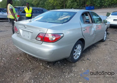 2004 Lexus Es 330 from USA, damaged, VIN JTHBA30G845000646